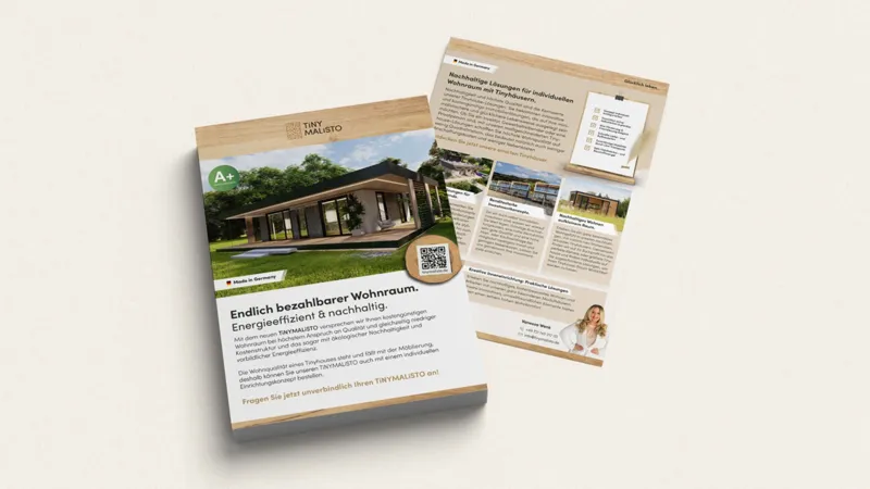 Tinymalisto Corporate Design Messestand