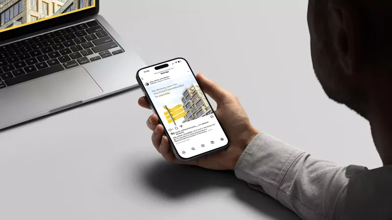 WEGWEISER Immobilien Arbeitsbeispiel: Social Media Beitrag